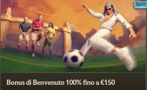 Bonus di benvenuto sport 100 150